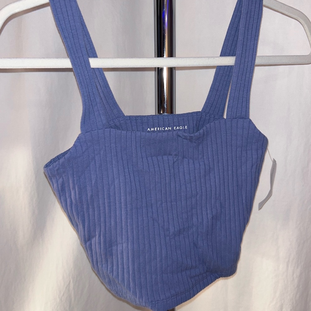 Blue/Purple Crop Top Tank Top - NEW WITH TAGS